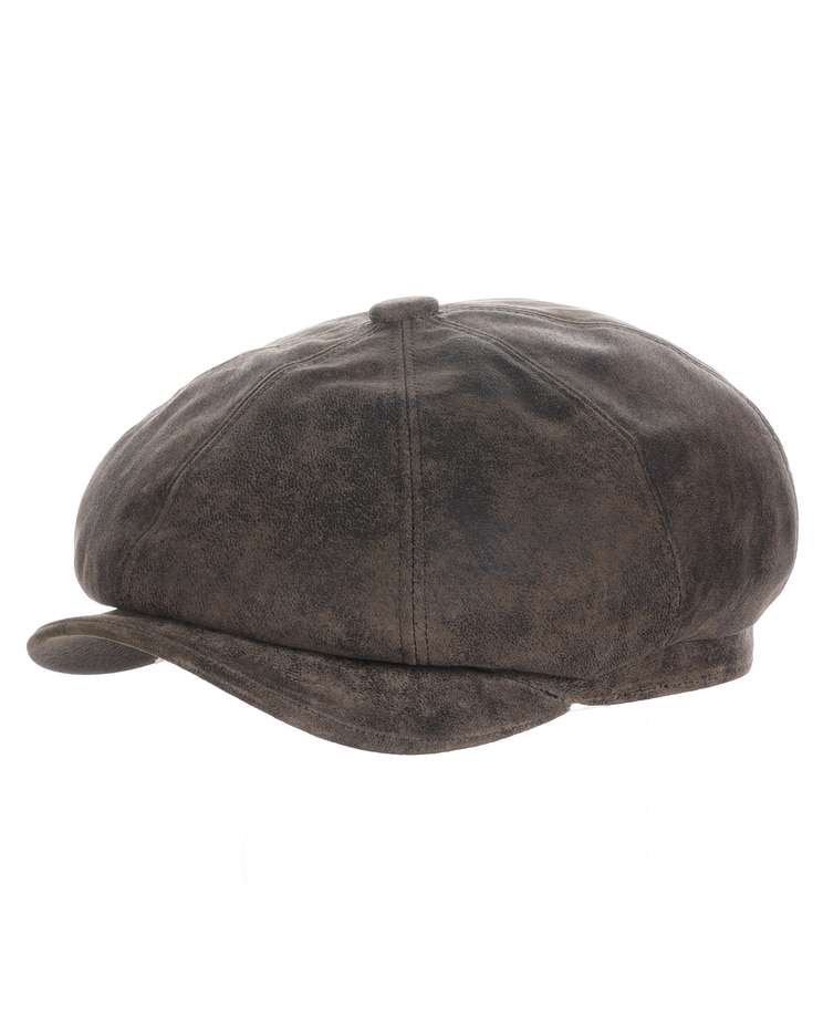 Scala Weathered Leather Ivy Hat image number 1