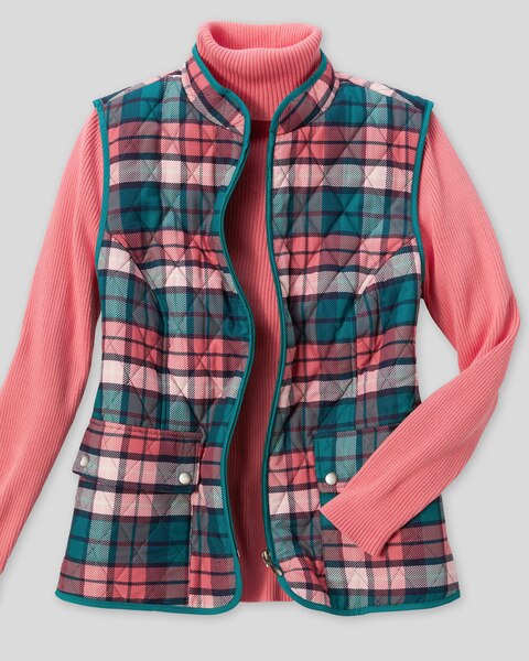 Berkshire Tartan Quilted Vest