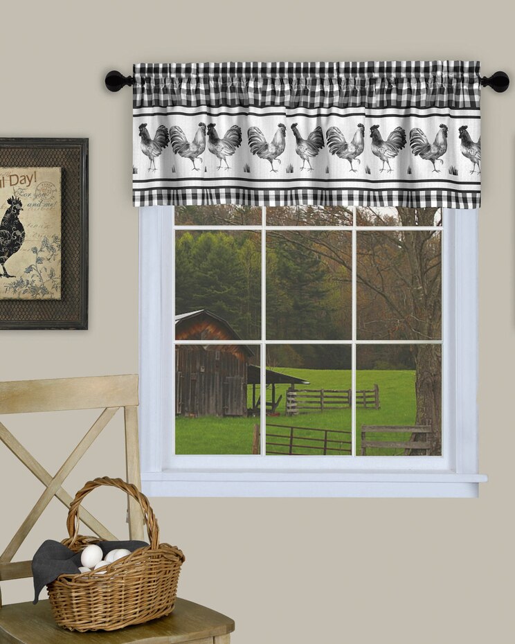 Barnyard Window Curtain Valance image number 1