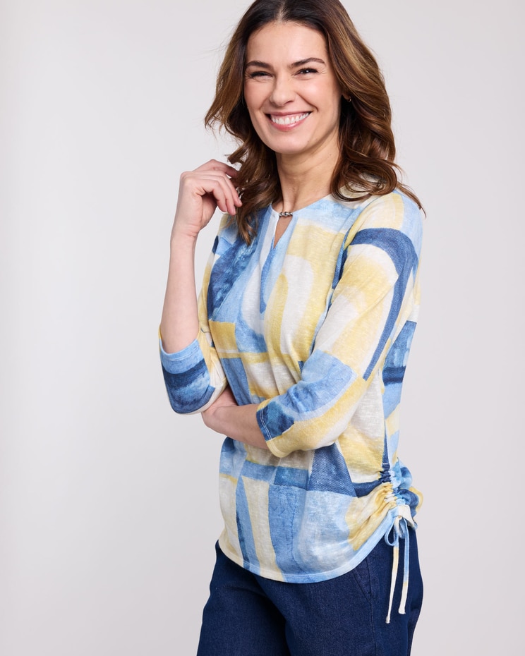 Alfred Dunner® Flower Power Watercolor Top image number 1