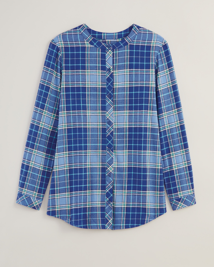 Super-Soft Plaid Flannel Tunic image number 3