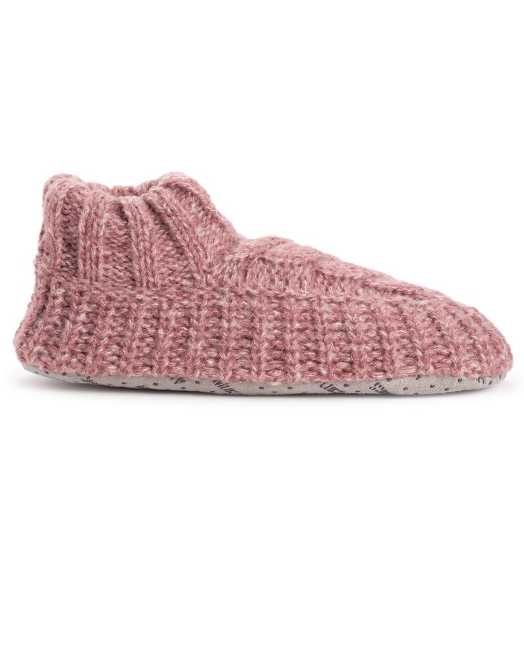 MUK LUKS® Women's Sweater Cuff Bootie Socks image number 8