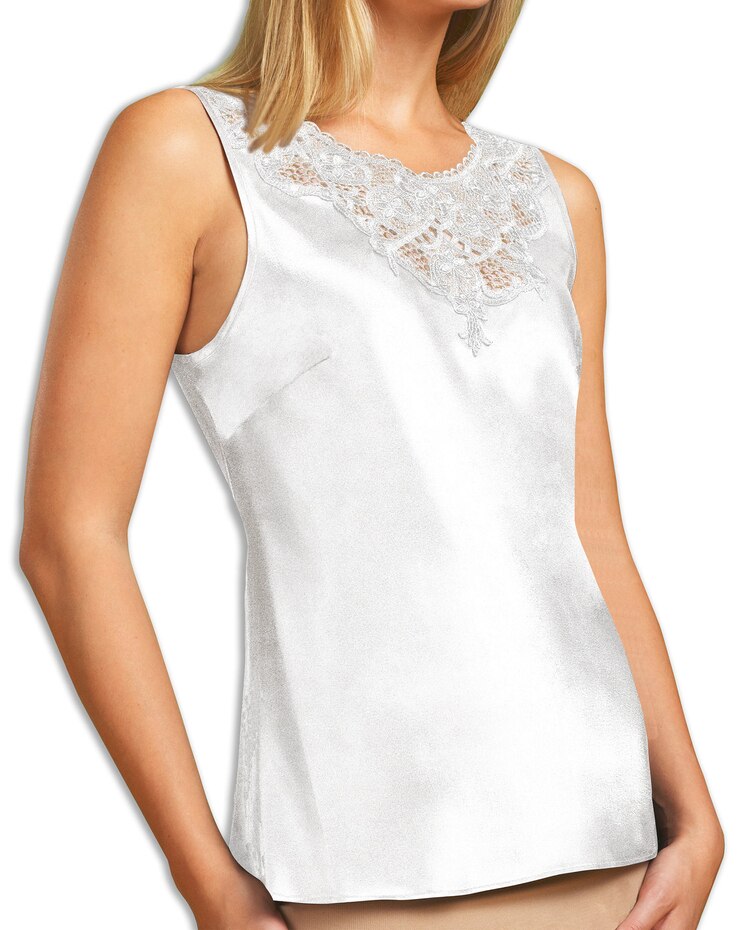Satin Camisole with Medallion image number 1
