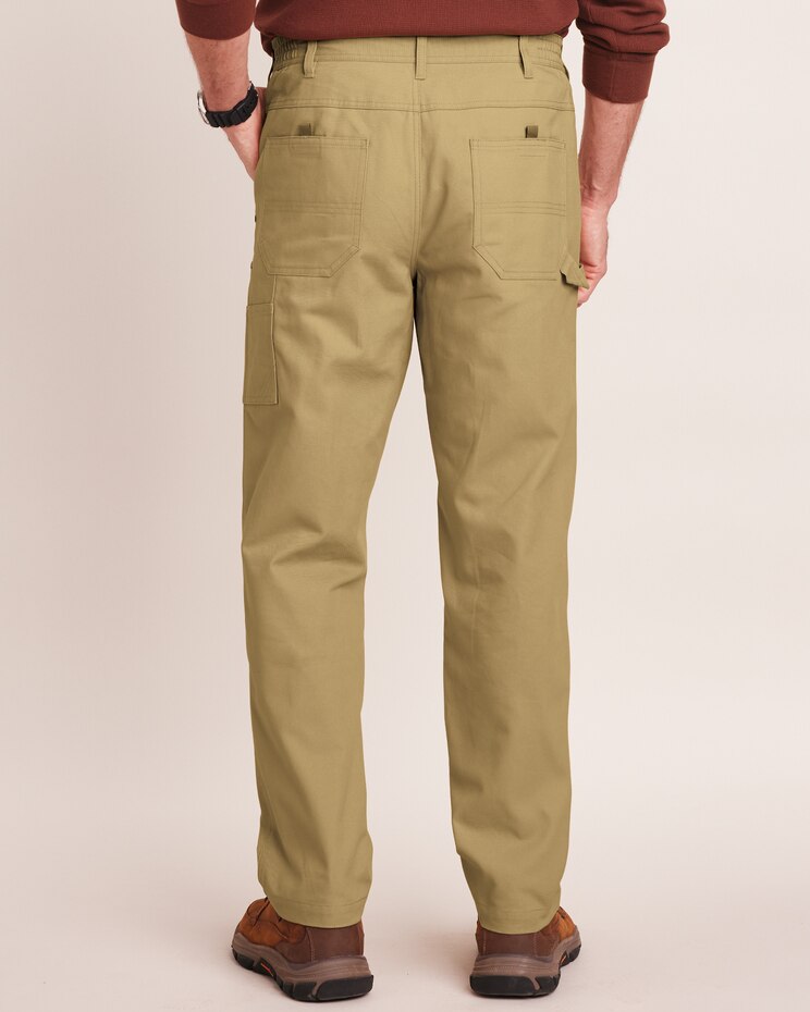 JohnBlairFlex Relaxed-Fit Canvas Carpenter Pants image number 2