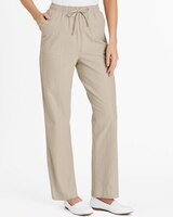 Crinkle Cotton Pull-On Pants thumbnail number 2