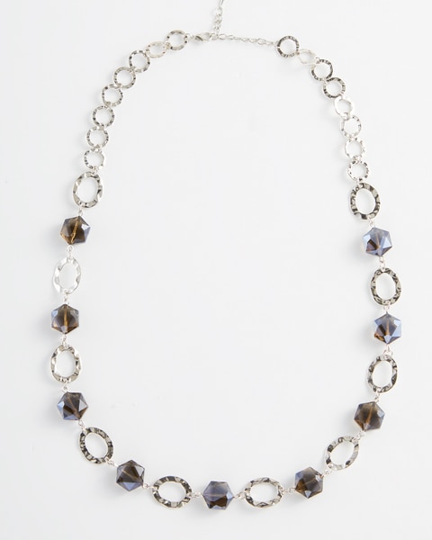 Bead & Ring Necklace