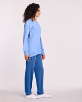 French Terry Seamed Pant Set thumbnail number 2