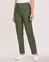 DenimEase Flat-Waist Pull-On Jeans thumbnail number 1
