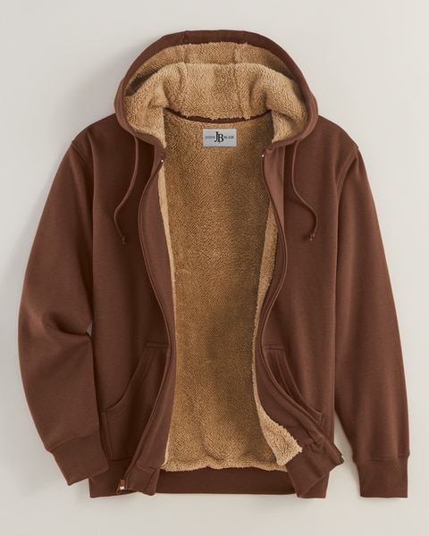 John Blair® Supreme Fleece Sherpa Lined Hoodie