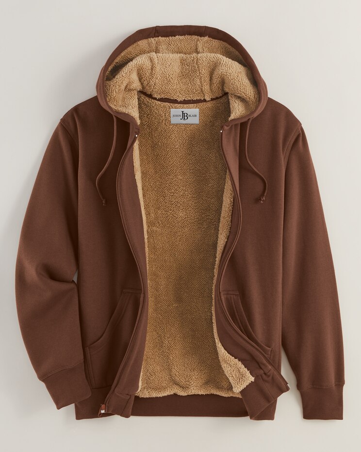 John Blair® Supreme Fleece Sherpa Lined Hoodie image number 7