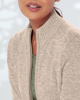 Bayside Cotton Zip-Front Cardigan thumbnail number 3