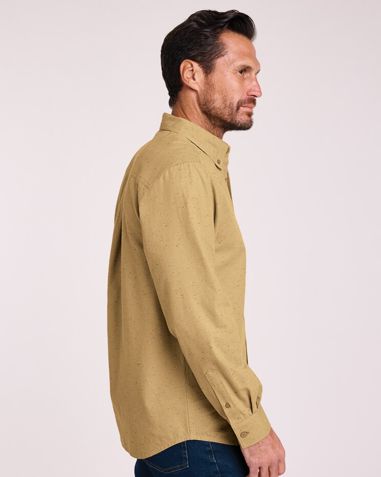 John Blair® Long-Sleeve Donegal Button-Down Shirt image number 2