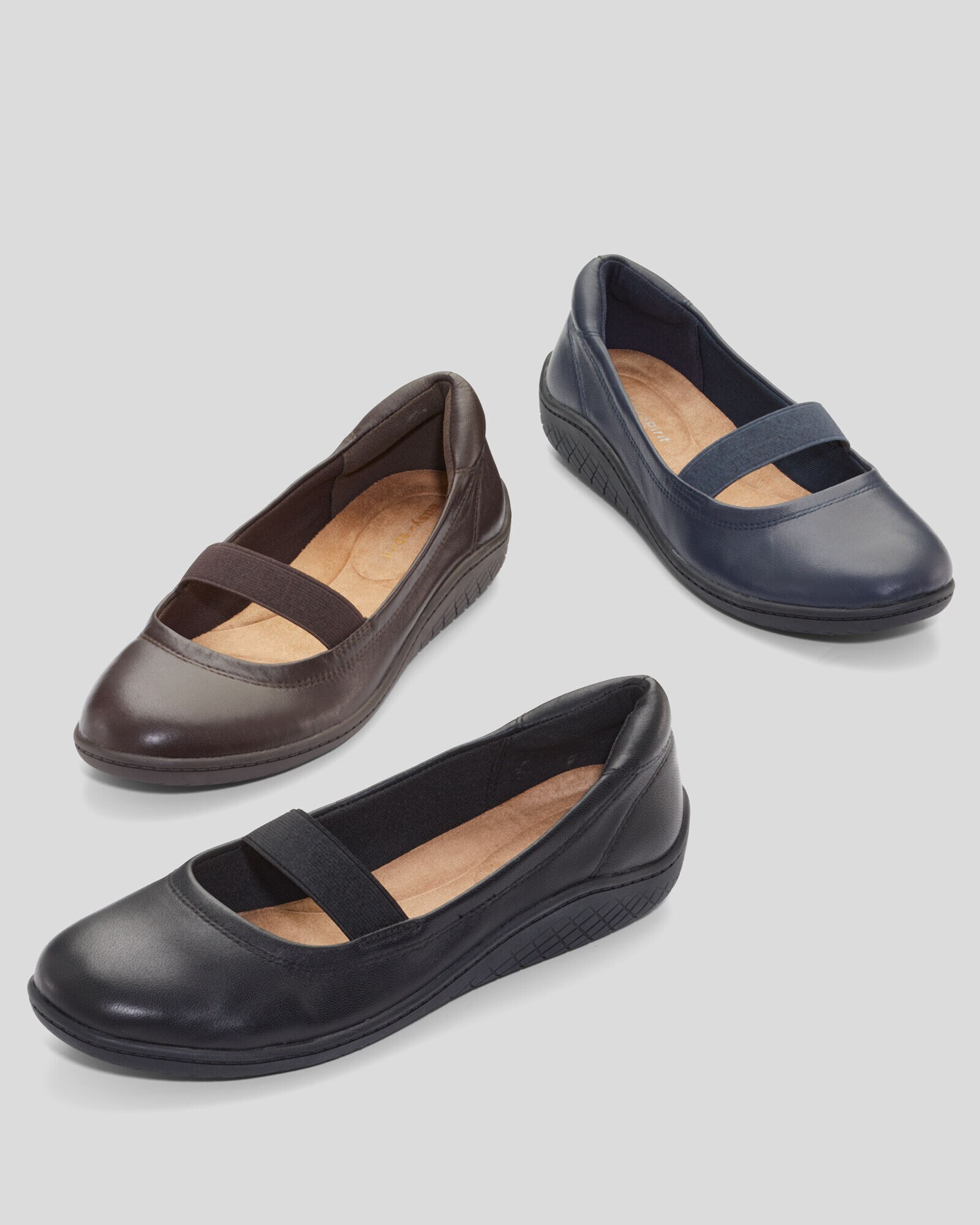 Easy Spirit Golden Ballet Flat
