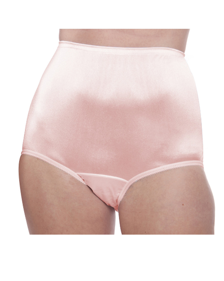 100% Nylon Full Coverage Panties, 4-Pack image number 1