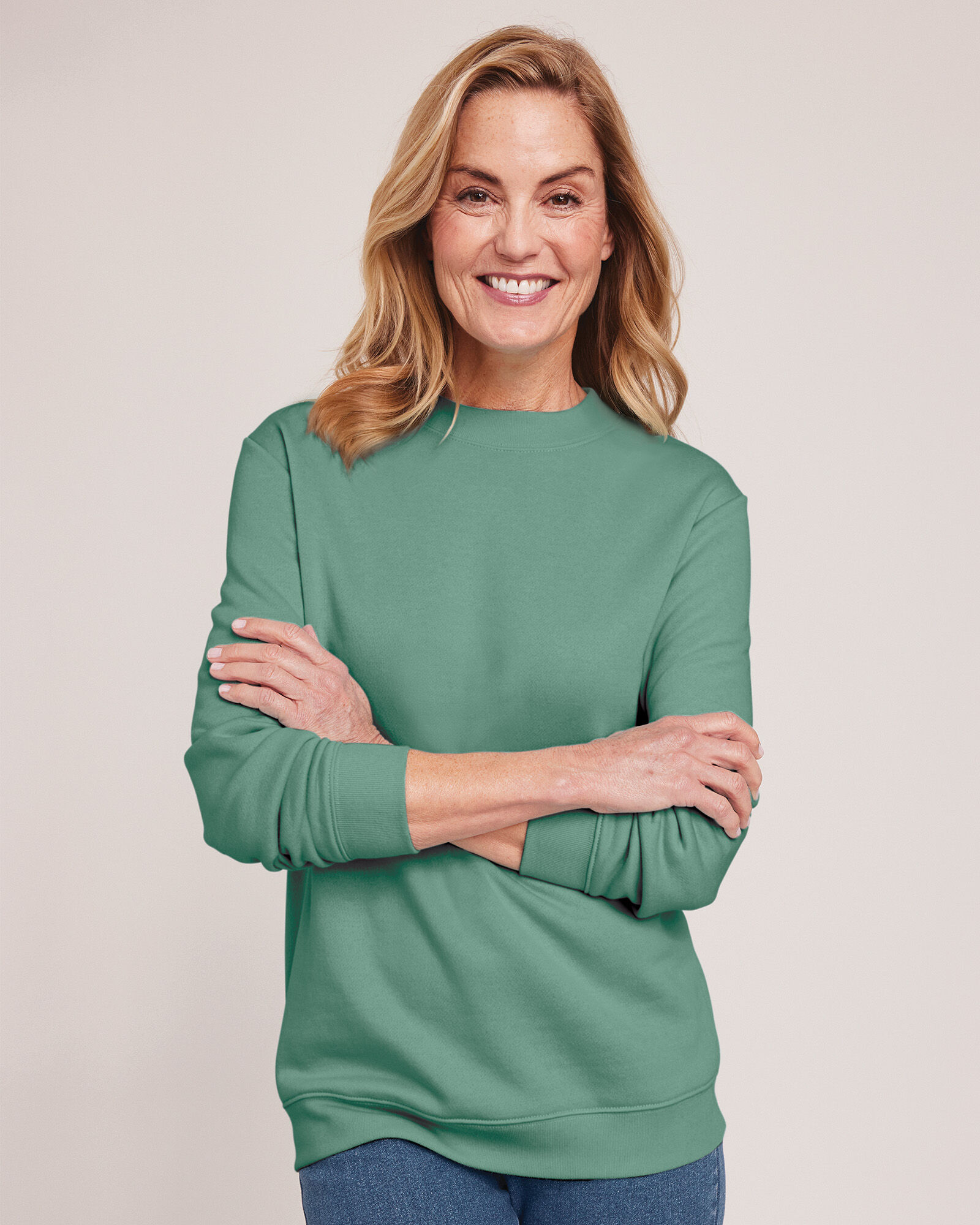 Basic sweatshirt womens clearance
