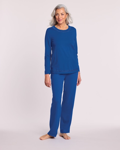 Lace Trim Pajamas