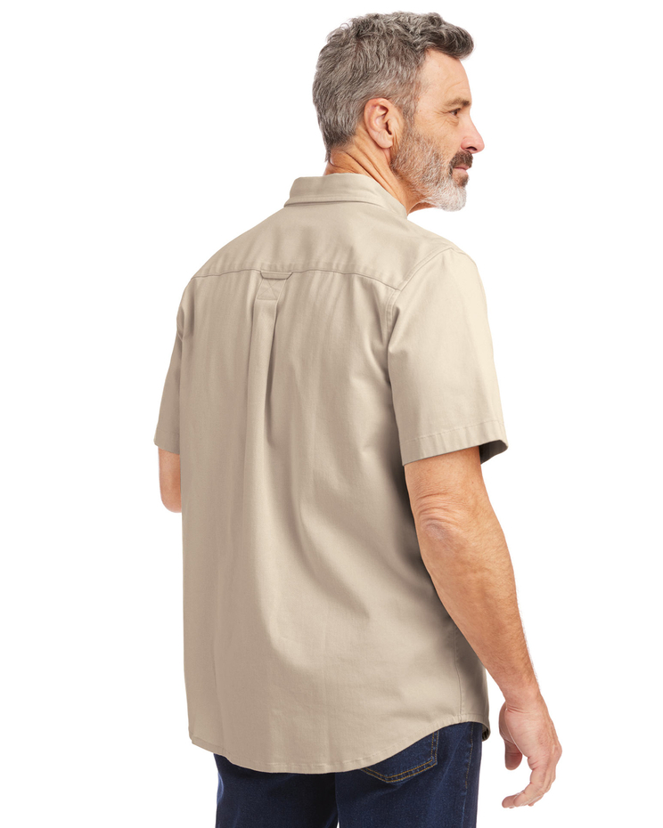 JohnBlairFlex Short-Sleeve Denim & Twill Shirt image number 2