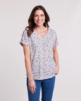 Challis V-Neck Top thumbnail number 1