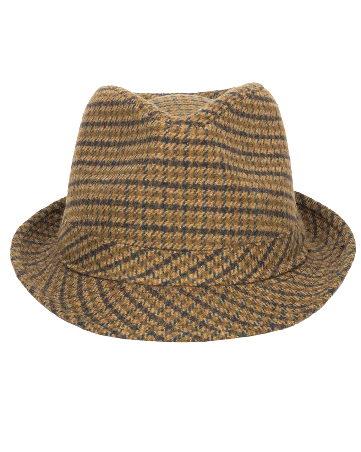 Houndstooth Plaid Fedora image number 1