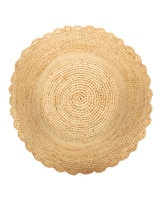 Sand Dollar - Womens Crochet Raffia Bucket Hat thumbnail number 3