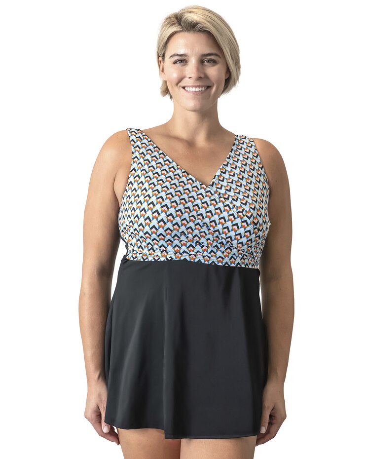 Fit 4 U Geomatic Wrap Dress image number 1