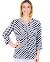 Ruby Rd® Gingham Print Top thumbnail number 1