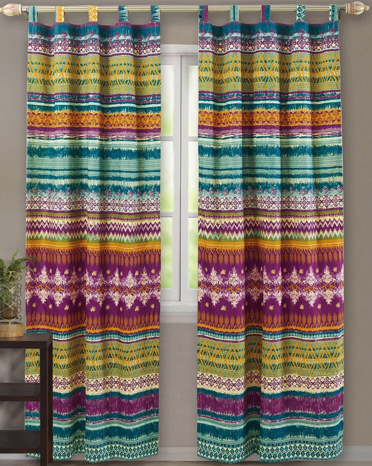 Southwest Panel Pair with Tie Backs image number 1