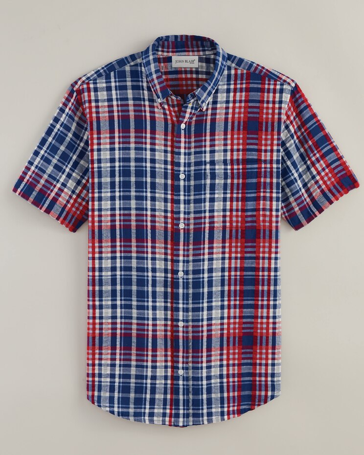 John Blair Seersucker Shirt image number 1