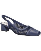 Easy Street® Fortune Square Toe Slingback Pumps thumbnail number 1