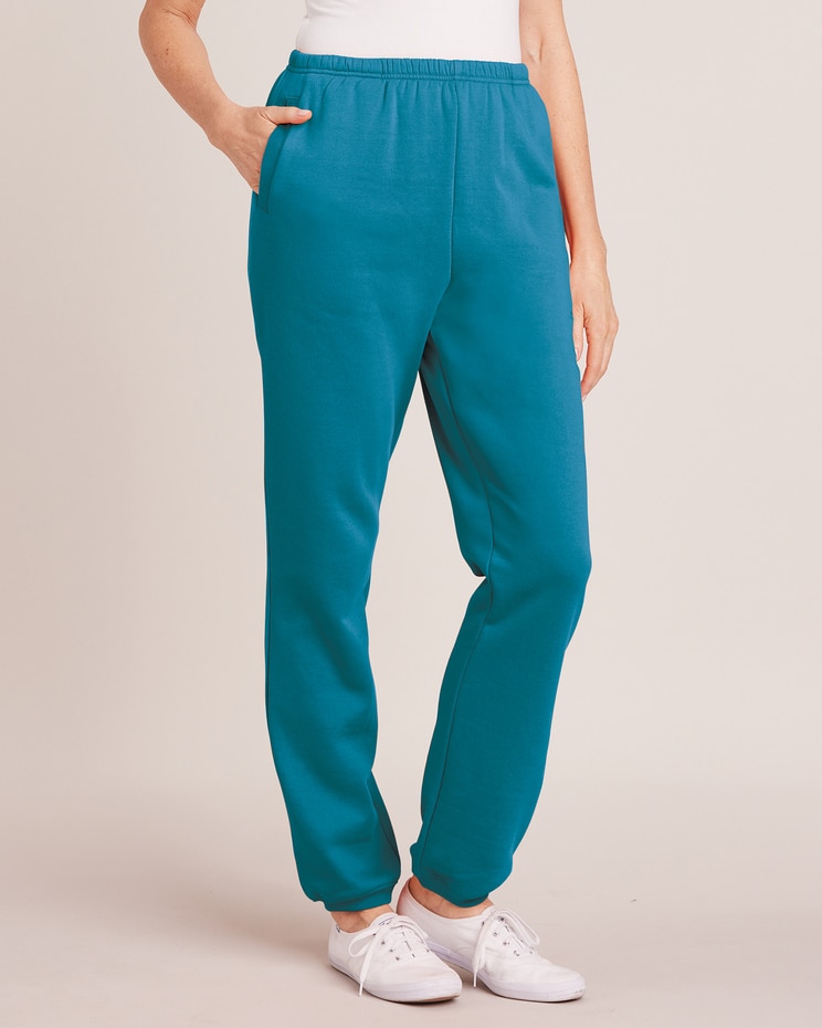 Better-Than-Basic Elastic-Waist Fleece Pants image number 1