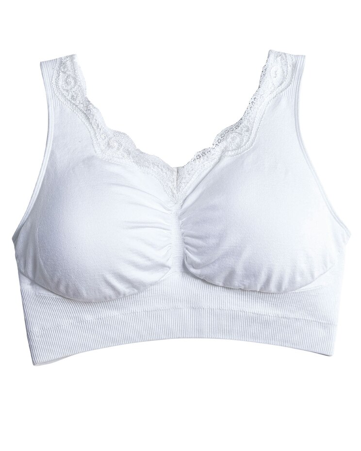 Haband Women’s Seamless Soft-Cup Knit Bra image number 1