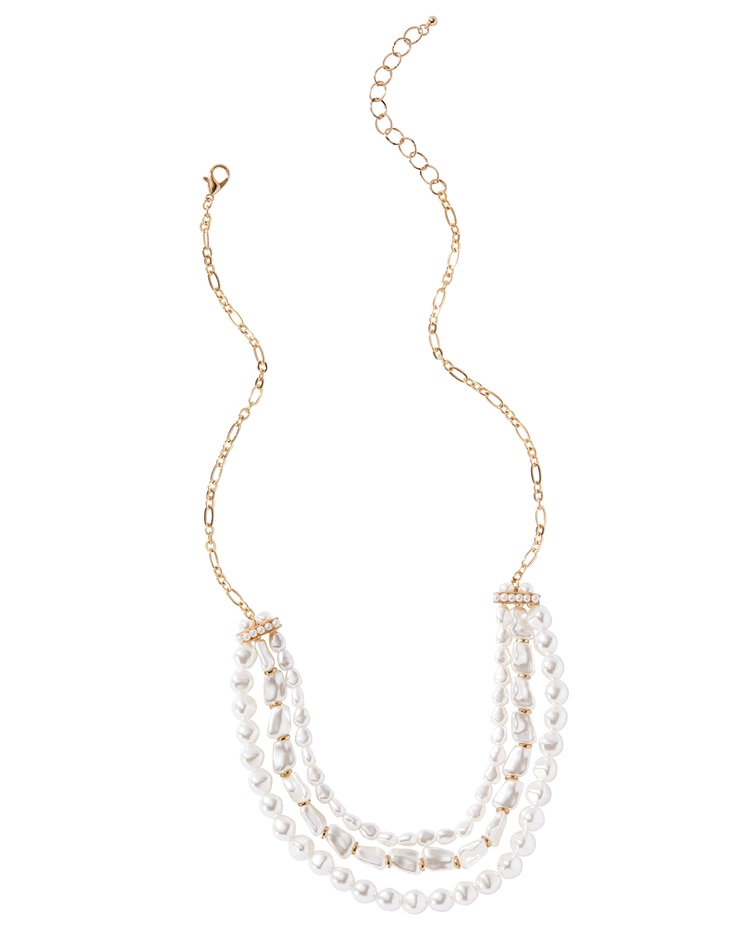 Rows Of Pearls Necklace image number 1