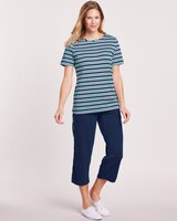 Essential Knit 3-Pc. Capri Set thumbnail number 3