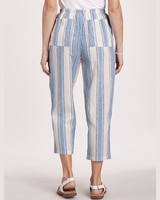 Linen Blend Crop Capris thumbnail number 2