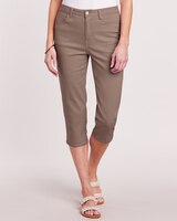 DenimEase™ Classic 5-Pocket Capris thumbnail number 1