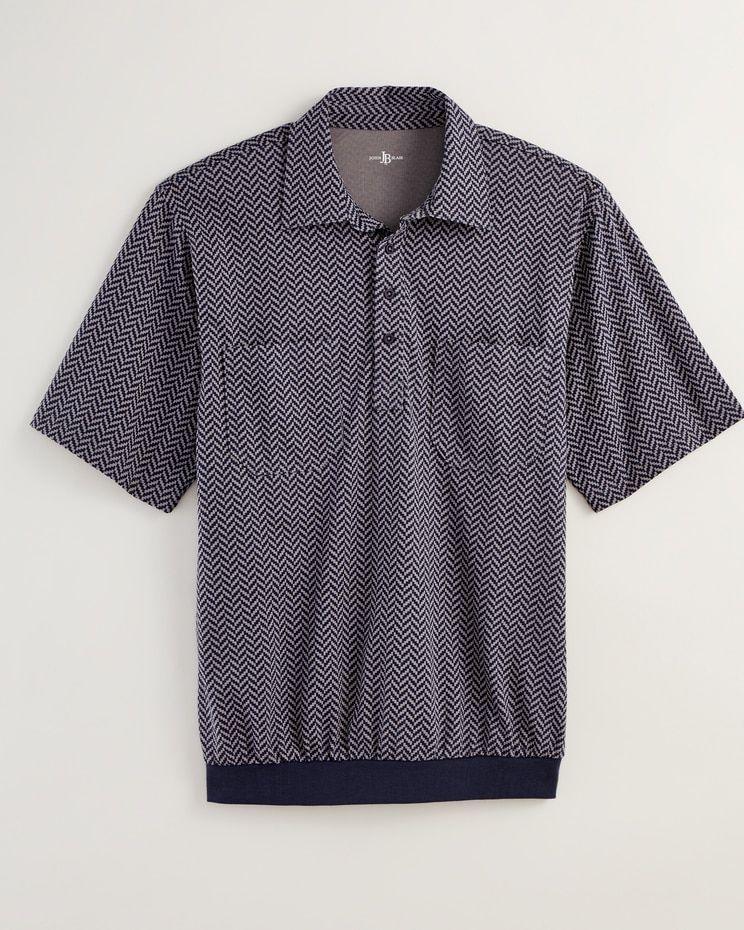 John Blair Short-Sleeve Banded-Bottom Polo image number 5