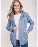 Hooded Fleece Snap Jacket thumbnail number 2