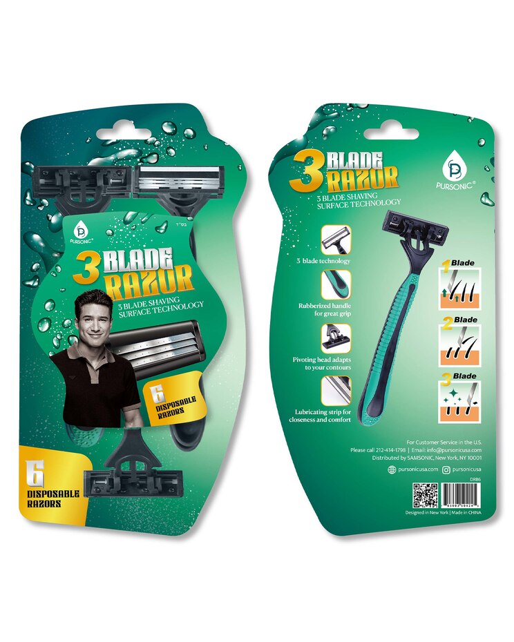 Mario Lopez 36 pack - 3 Blade Disposable Razors image number 1