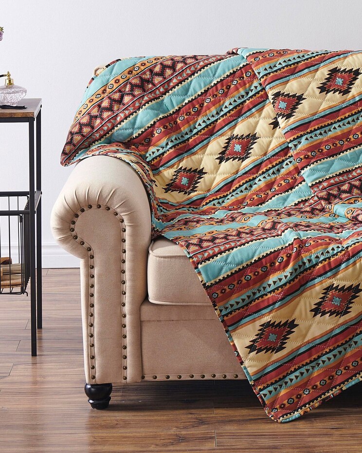 Greenland Home Fashions Red Rock Throw Blanket image number 1