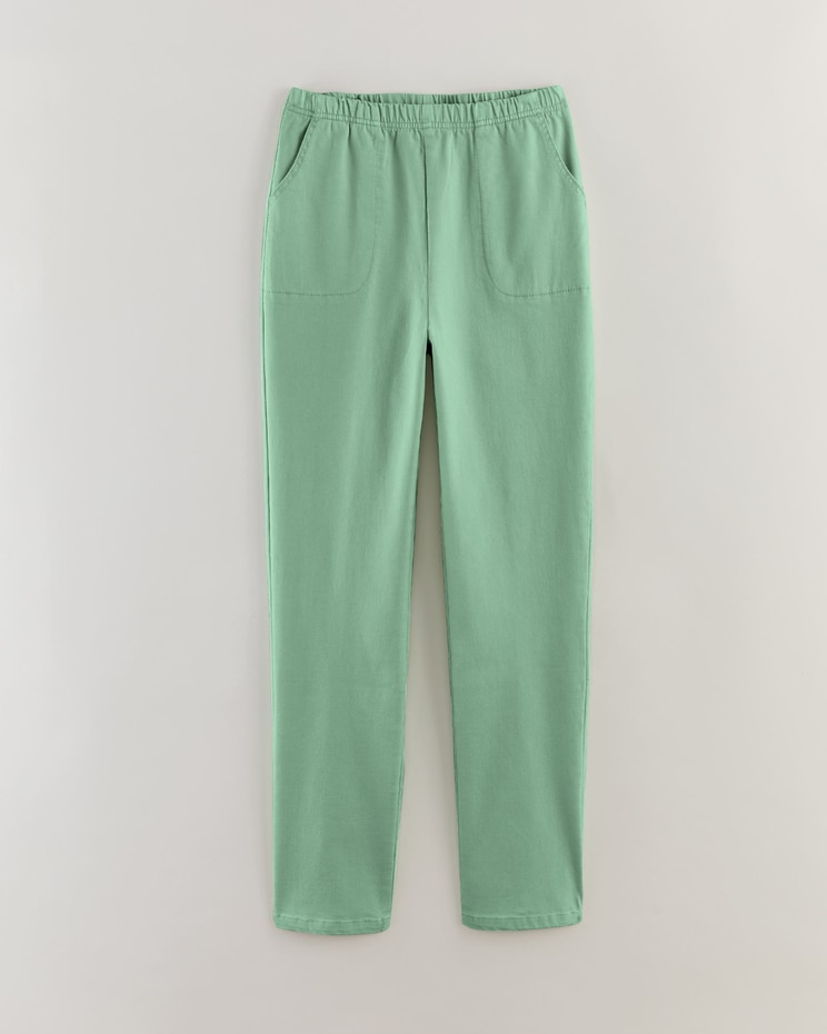 DenimEase Full-Elastic Classic Pull-On Jeans image number 1