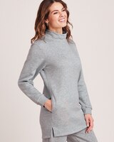 Better-Than-Basic Mock Neck Tunic Sweatshirt thumbnail number 1