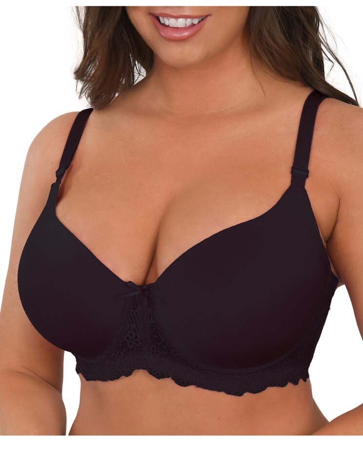 Ella Lovely Lace Cradle Bra W/ Back Triangle Lace Straps image number 1
