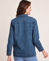 DenimEase™ Long Denim Jacket thumbnail number 2