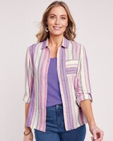 Linen Blend Big Shirt thumbnail number 1