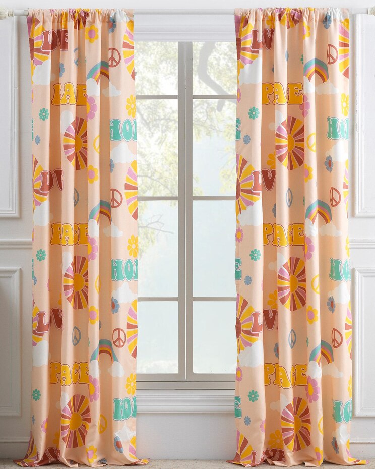 Cassidy Panel Pair with Tie Backs image number 1