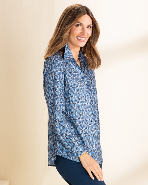 Pretty Petals Silky Blouse