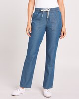 DenimLite Drawstring Pants thumbnail number 1