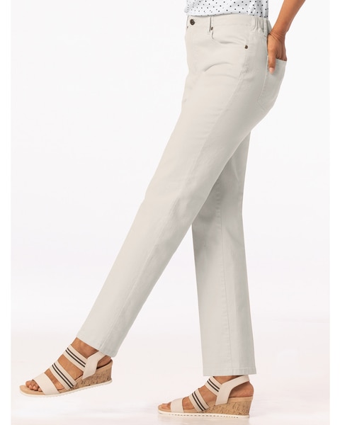 DreamFlex Color Comfort-Waist Classic Straight Leg Jeans