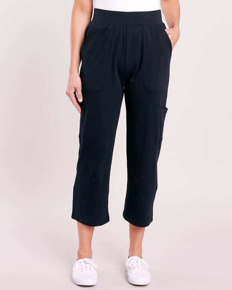 Essential Knit 6 Pocket Capris image number 1