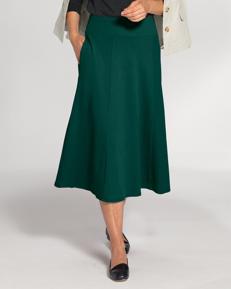 Everyday Knit Solid Skirt image number 1